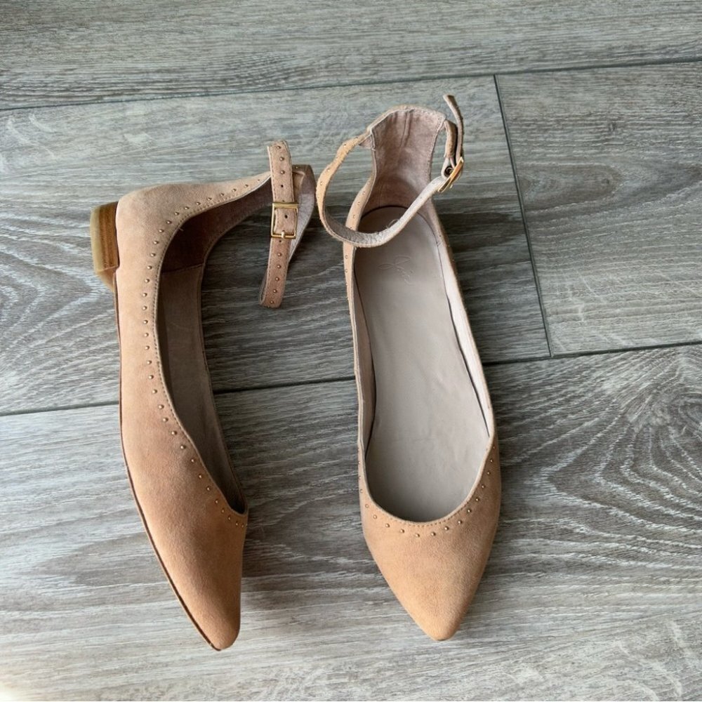 JOIE Afra Ankle Strap Ballet Flat
